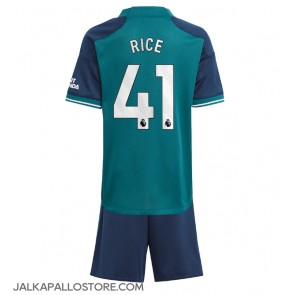Arsenal Declan Rice #41 Kolmaspaita Lapsille 2023-24 Lyhythihainen (+ shortsit)